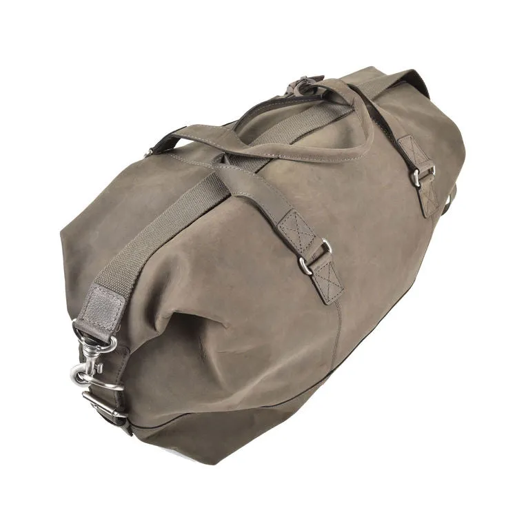 Rowallan Wayfarer All Leather Grey Holdall